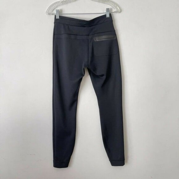 Nike Sportswear Size S Bonded Leggings Black Ankle Length Pockets - Picture 8 of 12